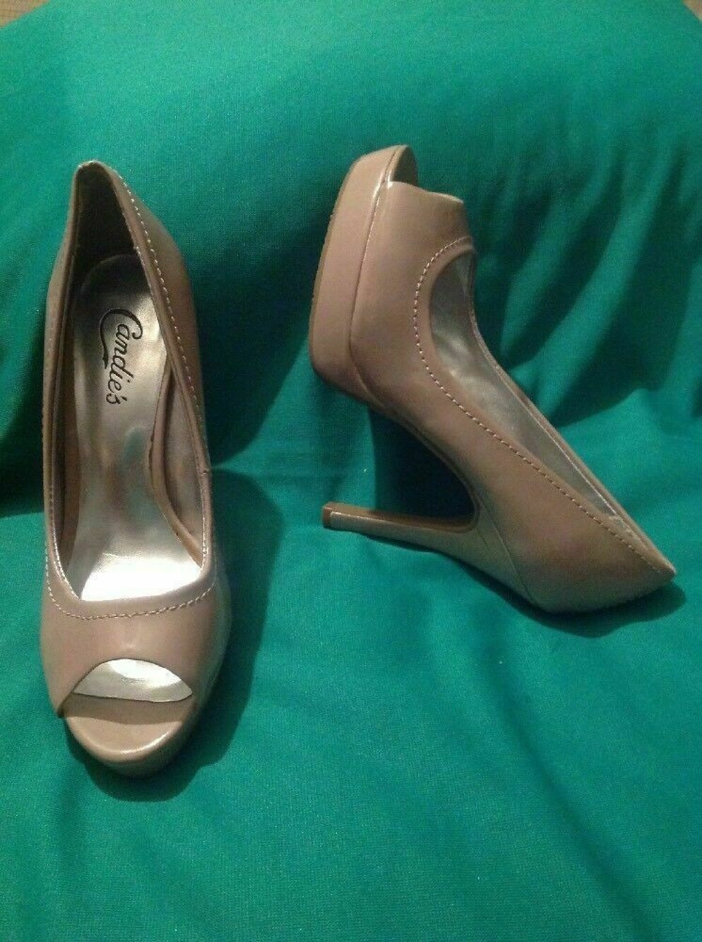 CANDIES YUNNIS BLUSH 6.5M WOMEN'S PEEP OPEN TOE PLATFORM HEELS PUMPS MRSP $89